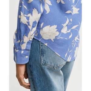 Gant Regular Fit Floral Print Linen Shirt